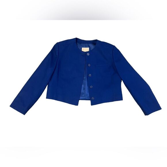 Pendleton Jackets & Blazers - Vintage Pendleton Royal Blue Wool Cropped Blazer